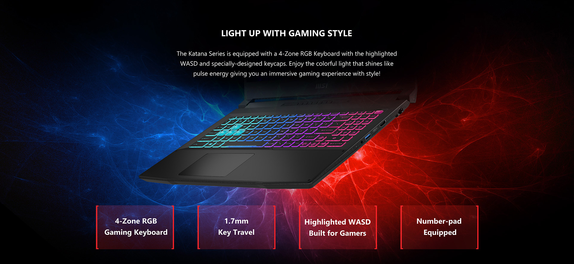 MSI Katana 15 Gaming Laptop